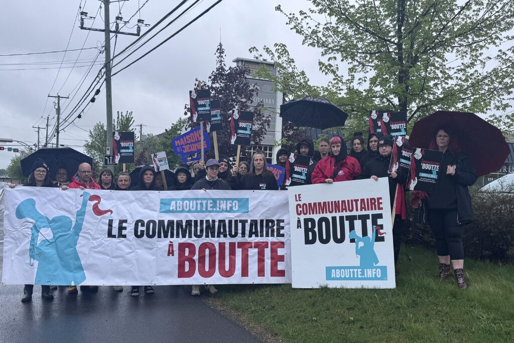 Nouvelle mobilisation sur le boulevard Lemire pour le Communautaire à boutte