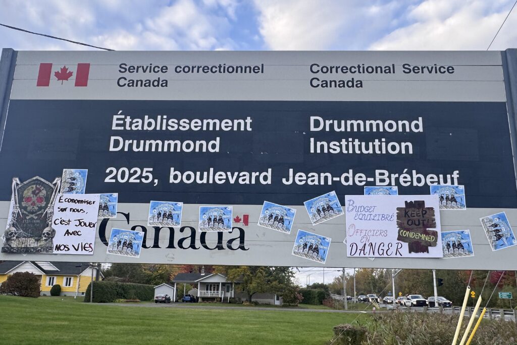 Pénitencier de Drummond : les travailleurs dénoncent des coupures au niveau national